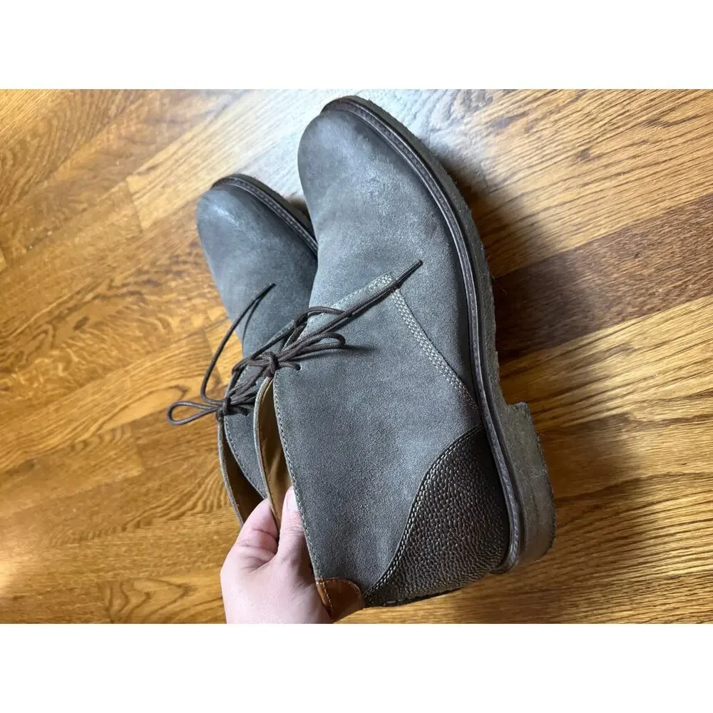 Johnston & Murphy Copeland Chukka Ankle Boots Leather and Suede Size 11